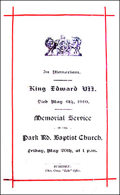 service sheet