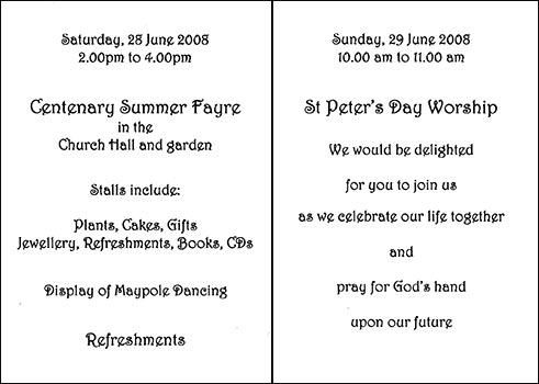programme