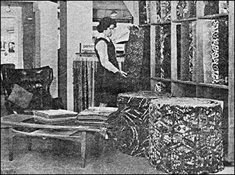 Christine in the carpet department.