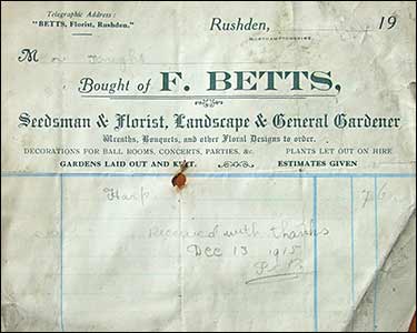 1916 invoice
