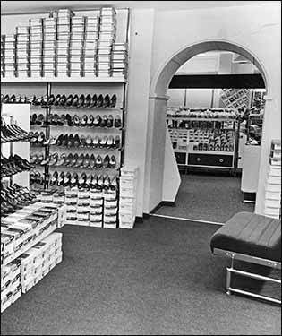 Shoe department into lingerie