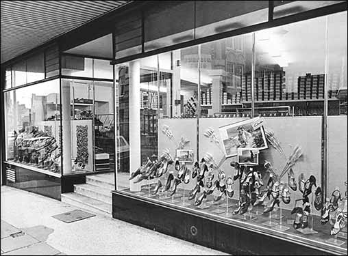 The shoe window