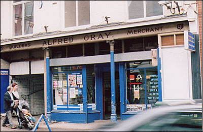The shop during renovation 2005