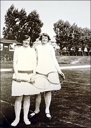 the hut on the background