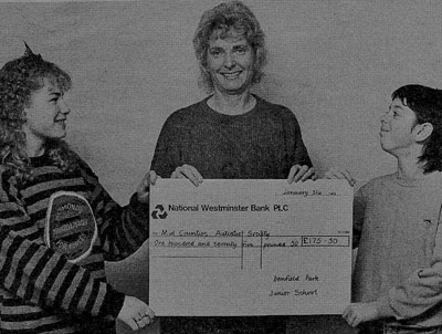 Presenting a cheque