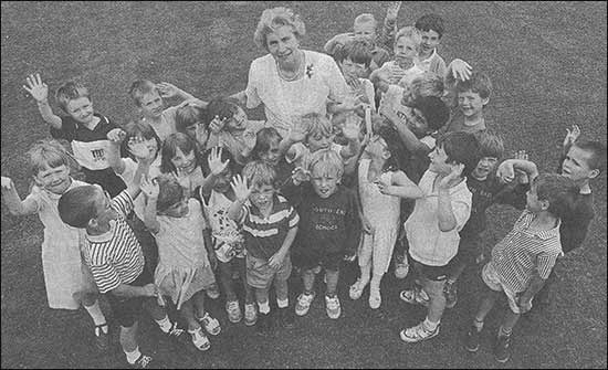 Betty Gwynne and her last class