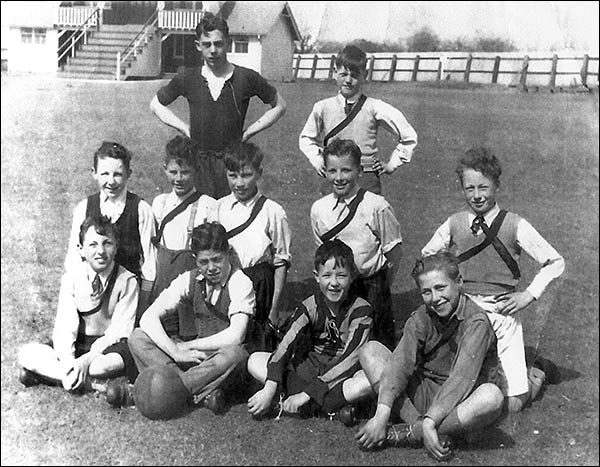 School Football Team c1946 