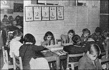 inside the school