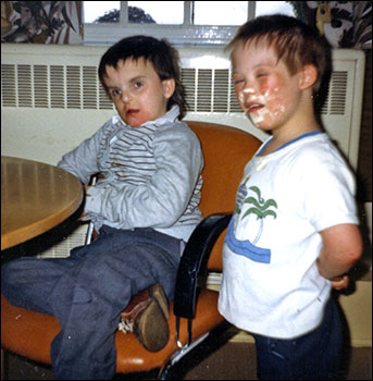 Steven & Michael in Colton's dining room