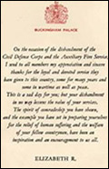 Letter from the Queen