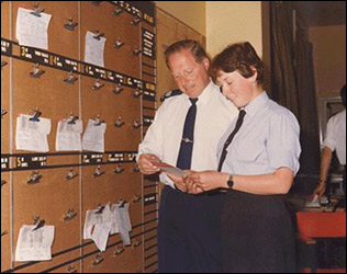 Inside the control room