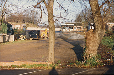 soon to be a parking area
