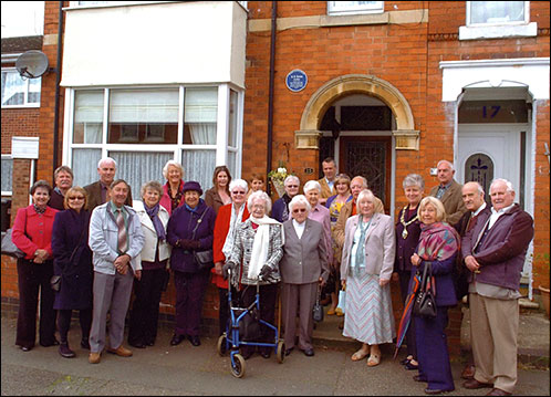 blue plaque unveiled