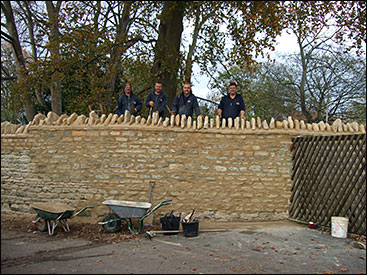  Wall repair in 2018