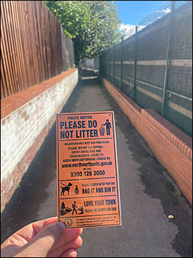 cleared footpath