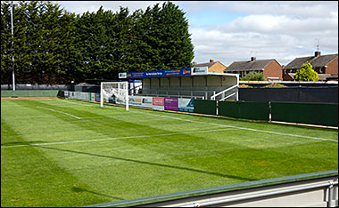 Inside the ground
