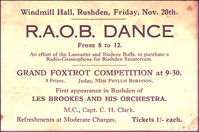 1931 Dance ticket