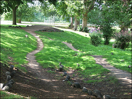 General view of the BMX track in Spencer Park July 2007