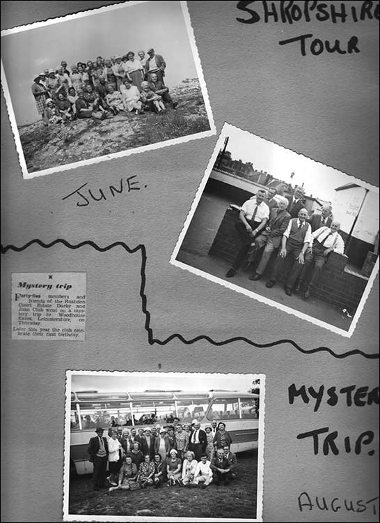The first page of the first scrapbook