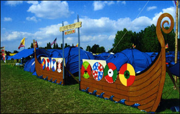 The Danish Odin Troop exhibit