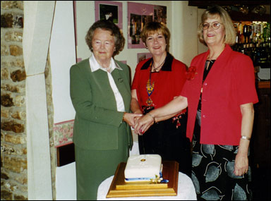 Cutting the cake