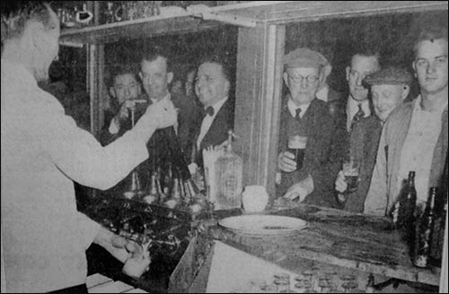 pulling a pint