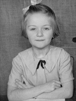 Photograph showing Sue at Infants School