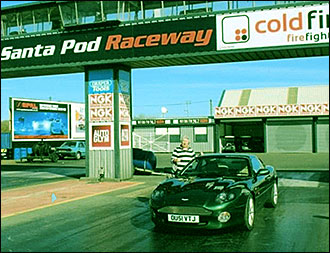 at Santa Pod