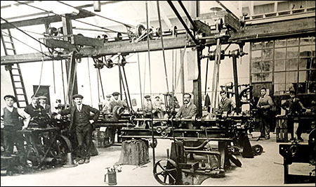 possibly inside the works
