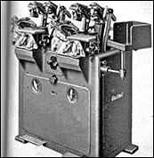 Cement sole attaching press for use with heat activated cements