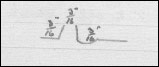 Drawing showing a welted seam