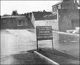 Bus company depot