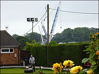 the crane