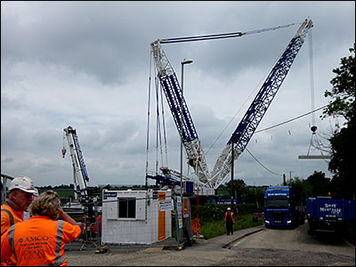 The huge crane