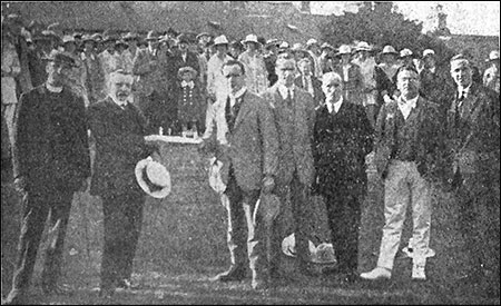 Handing over the deeds