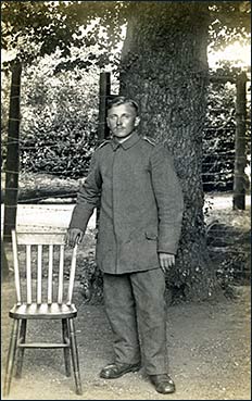 Unidentified German POW at Rushden c1916