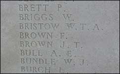 Tyne Cot memorial
