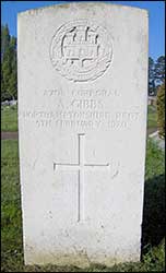 The gravestone