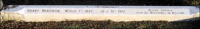 Kerbstone on grave C.48