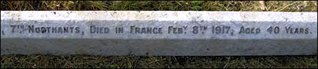 Kerbstone on Grave E.1192