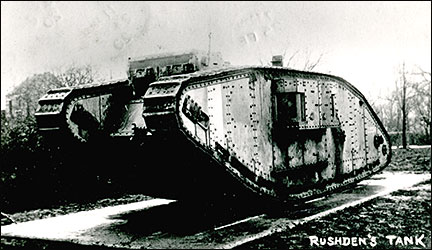 tank on its base